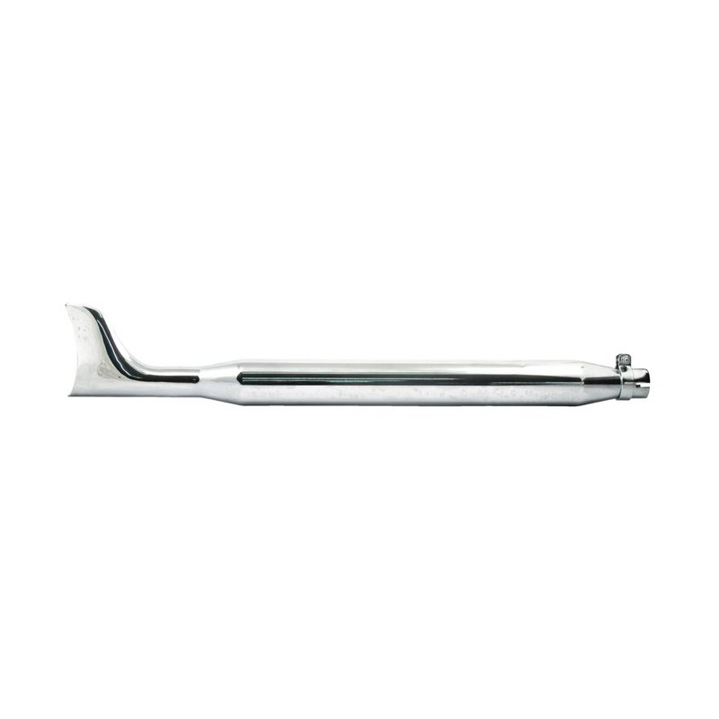 TERMINALE SCARICO MARMITTA UNIVERSALE FISHTAIL 91 CM CROMATO PER MOTO CUSTOM