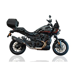 AUSPUFFANLAGEN SLIP-ON TOURANCE SCHWARZEN EU ZULASSUNG HARLEY DAVIDSON RA 1250 ABS PAN AMERICA 2025-2026