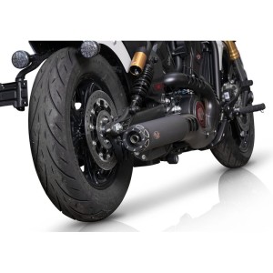 POT D'ÉCHAPPEMENT SLIP-ON 2EN1 REBEL SERIES 4" NOIR APPROUVÉ UE INDIAN SCOUT 2025-2026