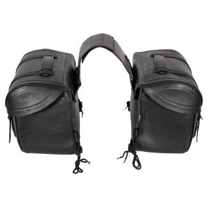 BORSE LATERALI IN PELLE BIG EAGLE CLASSIC MOTO CUSTOM E HARLEY DAVIDSON