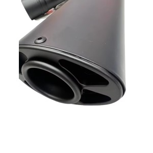 AUSPUFFSCHALLDÄMPFER SLIP-ON MEGAPHONE SCHWARZ MATT HONDA CMX 500 ABS REBEL 2017-2024