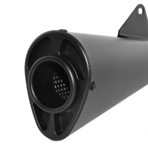 EXHAUST MUFFLER SLIP-ON MEGAPHONE FLAT BLACK HONDA CMX 500 ABS REBEL 2017-2024