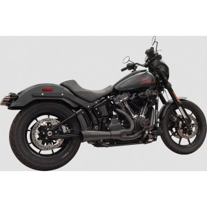 SCARICO MARMITTA BASSANI 2-1 RIPPER SHORT NERO HARLEY DAVIDSON SOFTAIL 2018-2025