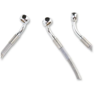 CABLE ÉTENDU +4" DE FREIN AVANT KITS DISQUE DOUBLE HARLEY DAVIDSON FLHR ROAD KING 1998-2007