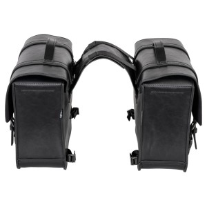 SACOCHES CUIR CLASSIC MEDIUM CUSTOM MOTO ET HARLEY DAVIDSON