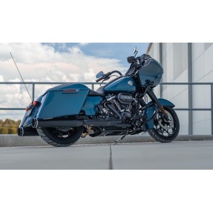 SCARICHI KHROME WERKS SLIP-ON HP-PLUS 4.5" TRACER SC1 NERI HARLEY DAVIDSON FLH FLT TOURING 2017-2025