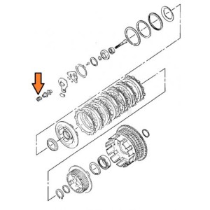 Federn Kupplungseinstellung 36715-94 HARLEY DAVIDSON XL SPORTSTER 1994-2021