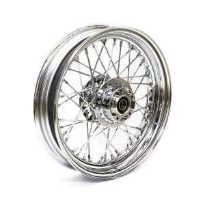 HINTERRAD 40 RAYS 16" X 3" NO ABS VERCHROMT HARLEY DAVIDSON XL SPORTSTER 2014-2022