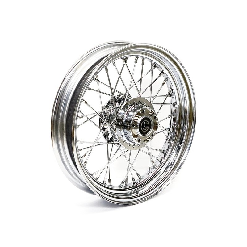 RUOTA CERCHIO POSTERIORE A 40 RAGGI 16" X 3" NO ABS CROMATO HARLEY DAVIDSON XL SPORTSTER 2014-2022