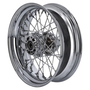 HINTERRAD 40 RAYS 16" X 5" NO ABS VERCHROMT 16" X 5" NO ABS CHROME HARLEY DAVIDSON XL SPORTSTER 2008-2020