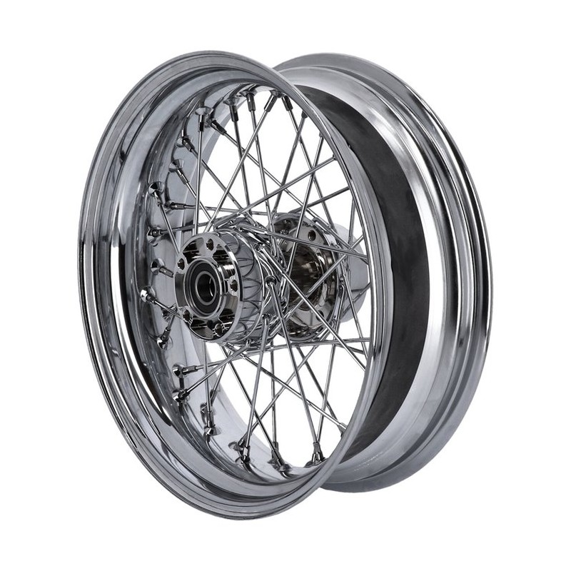 HINTERRAD 40 RAYS 16" X 5" NO ABS VERCHROMT 16" X 5" NO ABS CHROME HARLEY DAVIDSON XL SPORTSTER 2008-2020