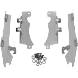 KIT SUPPORTI SGANCIO RAPIDO INOX PARABREZZA BATWING FAIRING YAMAHA XVS 1300 MIDNIGHT STAR 2007-2015