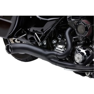 ÉCHAPPEMENT COMPLET 2-EN-1 COBRA TURN-OUT NOIR HARLEY DAVIDSON FLH FLT TOURING 2009-2016