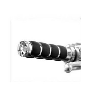 MANOPOLE KURYAKYN CROMATE ISO GRIPS PER MOTO HONDA