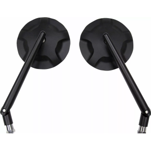 MIROIRS SET SHAPE NOIR MAT EU APPROUVÉ POUR MOTOCYCLETTE