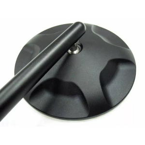 MIROIRS SET SHAPE NOIR MAT EU APPROUVÉ POUR MOTOCYCLETTE