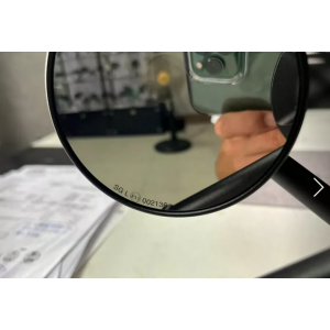 MIRRORS SET SHAPE EU APPROVED BLACK MATT MOTORCYCLE