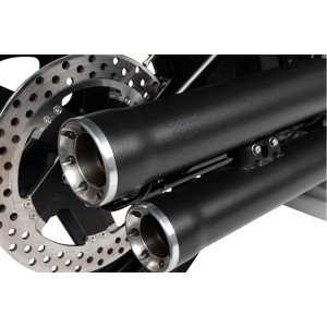 MUFFLER COBRA RPT 3" SLIP ON BLACK HARLEY DAVIDSON SOFTAIL 2018-2024