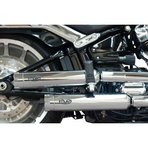 POTS D'ÉCHAPPEMENT SLIP-ON TWIN REVOLVER APPROUVÉ EU HARLEY DAVIDSON SOFTAIL BREAKOUT/FAT BOY  2021-2024