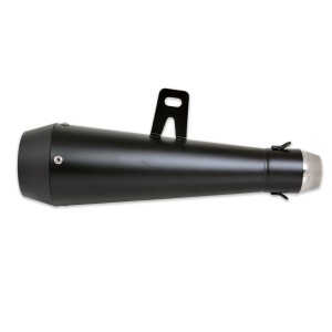 AUSPUFF SCHALLDAMPFER UNIVERSAL SLIP-ON GP STYLE M4 30 CM. SCHWARZ FÜR MOTORRÄDER
