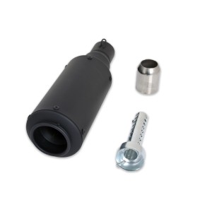 EXHAUST MUFFLER UNIVERSAL SLIP-ON HYPERMOTARD SCHWARZ FOR MOTORCYCLES
