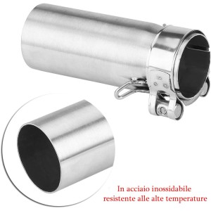 UNIVERSAL VERBINDUNGSROHR 44/47–51 MM PREMIUMAUSPUFFKRÜMMER MOTORADD