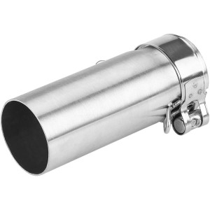 TUBO DI RACCORDO UNIVERSALE 44/47 - 51 MM PREMIUM COLLETTORE DI SCARICO INOX MOTO