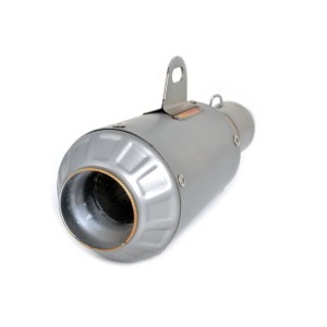 EXHAUST MUFFLER UNIVERSAL SLIP-ON HYPERMOTARD INOX FOR MOTORCYCLES