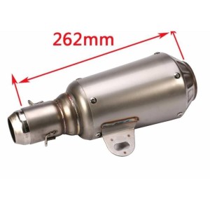 SCARICO MARMITTA UNIVERSALE SLIP-ON HYPERMOTARD INOX PER MOTO