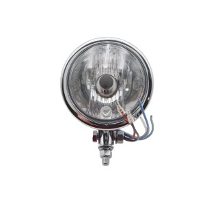 HEADLIGHT MINI BULLET DECO 4" EU APPROVED CUSTOM MOTORCYCLE AND HARLEY DAVIDSON
