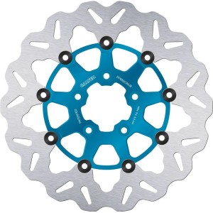 FRONT BRAKE ROTOR FLOATING GALFER BLUE WAVE HARLEY DAVIDSON SOFTAIL 2018-2024