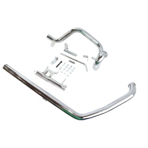 DOPPELVERTEILERSYSTEM TRUE DUALS WT CHROM HARLEY DAVIDSON FXS FLS SOFTAIL 2000-2006