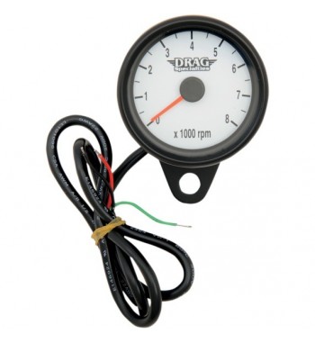 CONTAGIRI ELETTRONICO NERO DRAG 60 MM. CUSTOM MOTO E HARLEY