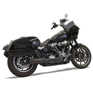 BLACK EXHAUST BASSANI SUPERBIKE 4" 2INTO1 HARLEY DAVIDSON FXLRST LOW RIDER ST 2022-2025