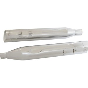 CHROME EXHAUST MUFFLERS KHROME WERKS SLIP-ON HP-PLUS 4.5" EDGE HARLEY DAVIDSON FLH FLT TOURING 2017-2025