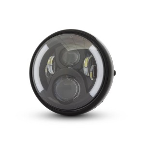 SCHEINWERFER SCHWARZE MULTI LED BLINKER 7.5" 190 MM FÜR MOTORRAD