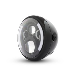 SCHEINWERFER SCHWARZE MULTI LED BLINKER 7.5" 190 MM FÜR MOTORRAD