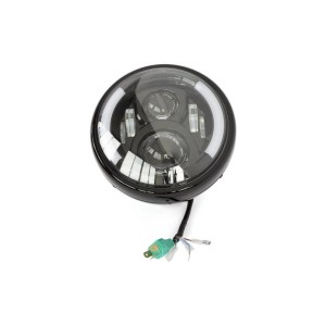 FARO FANALE ANTERIORE 7.5" 190 MM NERO MULTI LED CON FRECCE PER MOTO
