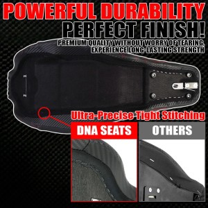 COMFORT SEAT GEL DNA KING DIAMOND WHITE STITCH HARLEY DAVIDSON FLH FLT TOURING 2008-2023