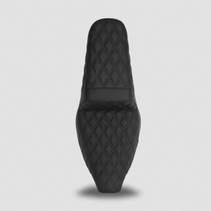SELLE CONFORT GEL DNA DIAMOND KING NOIR STITCH HARLEY DAVIDSON FLH FLT TOURING 2008-2023