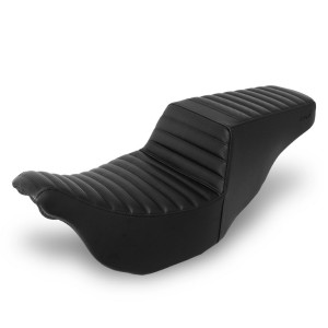 SELLA IN PELLE COMFORT AL GEL DNA KING TUCK&ROLL NERA HARLEY DAVIDSON FLH FLT TOURING 2008-2023