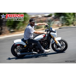 POT D'ÉCHAPPEMENT SLIP-ON CLASSIC COMBAT RACING SCULPTED NOIR INDIAN SCOUT 2025-2026