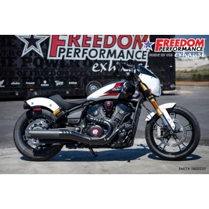 SCARICO SLIP-ON CLASSIC COMBAT RACING SCULPTED NERO INDIAN SCOUT 2025-2026