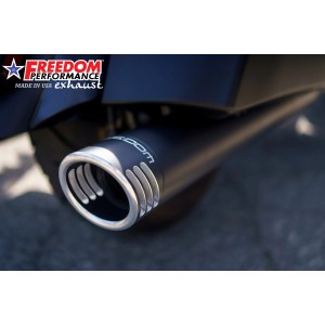 POTS ÉCHAPPEMENTS SLIP-ON 4" RACING SCULPTED NOIR INDIAN TOURING CRUISER 2014-2026