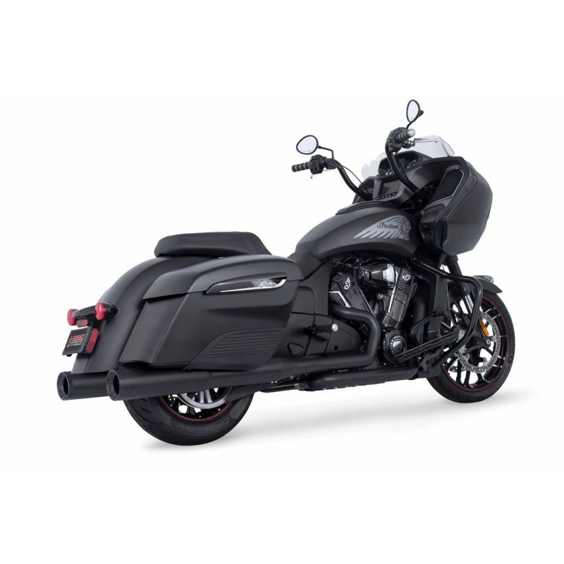 AUSPUFFANLAGEN SLIP-ON 4.5" 2-STEP STRAIGHT SCHWARZ INDIAN TOURING CRUISER 2014-2026