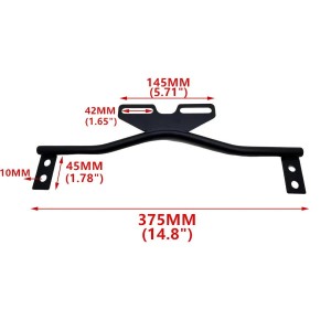 KIT UNIVERSALE FARI AUSILIARI ANTERIORI A LED OMOLOGATI NERI 4.5" 120 MM PER MOTO CUSTOM