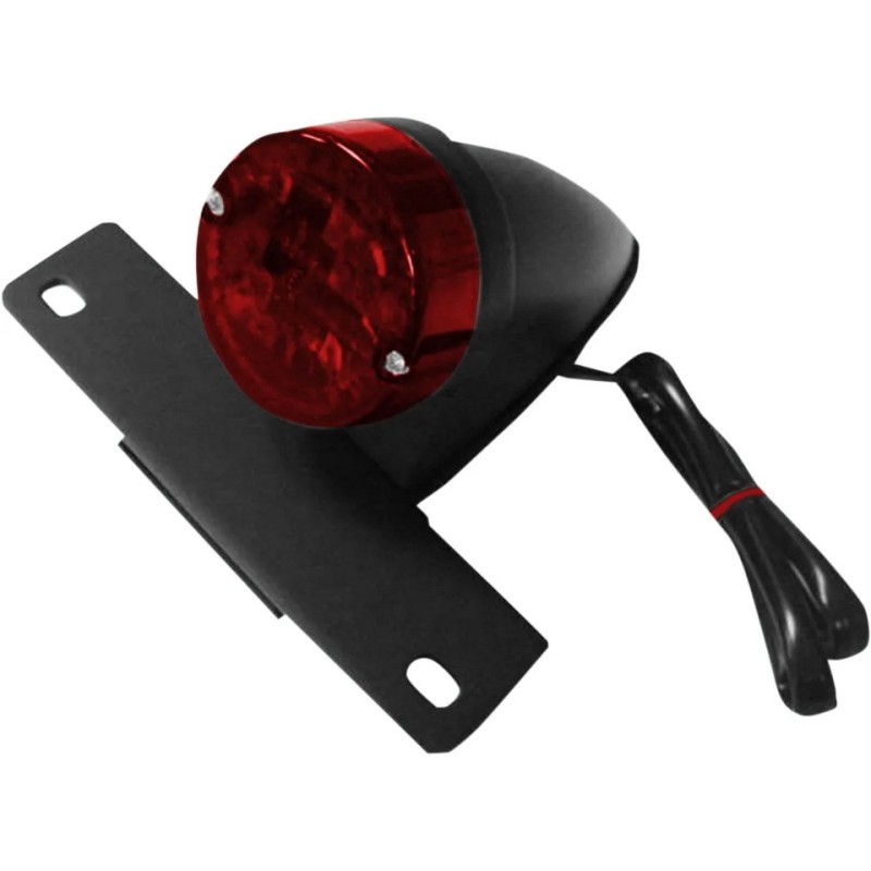 LED TAILLIGHTS BLACK CLASSIC STYLE SPARTO REPLICA FOR MOTORCYCLE
