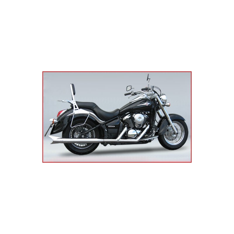 EXHAUST SYSTEM MCJ 2INTO2 ROYAL 80 RIGHT/LEFT EU APPROVED FOR KAWASAKI VN 900 2006-2016