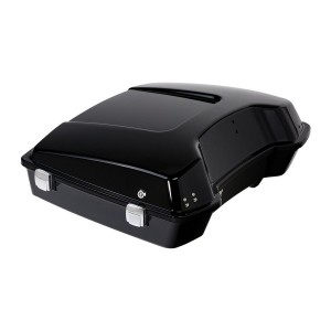 TOUR PAK BLACK LOW PROFILE HARLEY DAVIDSON FLH FLT TOURING 1997-2013