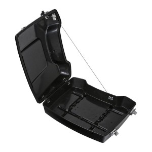 TOUR PAK BLACK LOW PROFILE HARLEY DAVIDSON FLH FLT TOURING 1997-2013